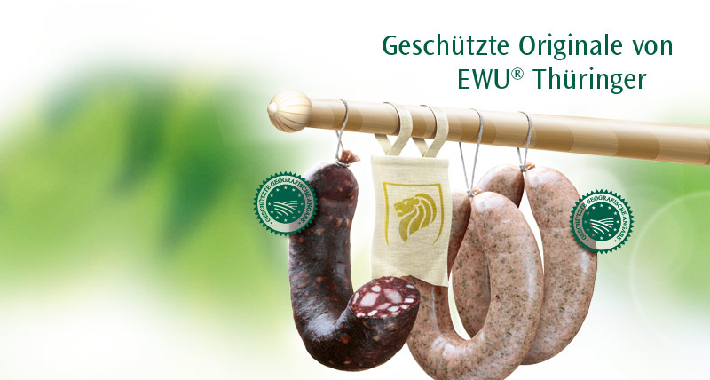 Gesch&uuml;tzte Originale von EWU&reg; Th&uuml;ringer